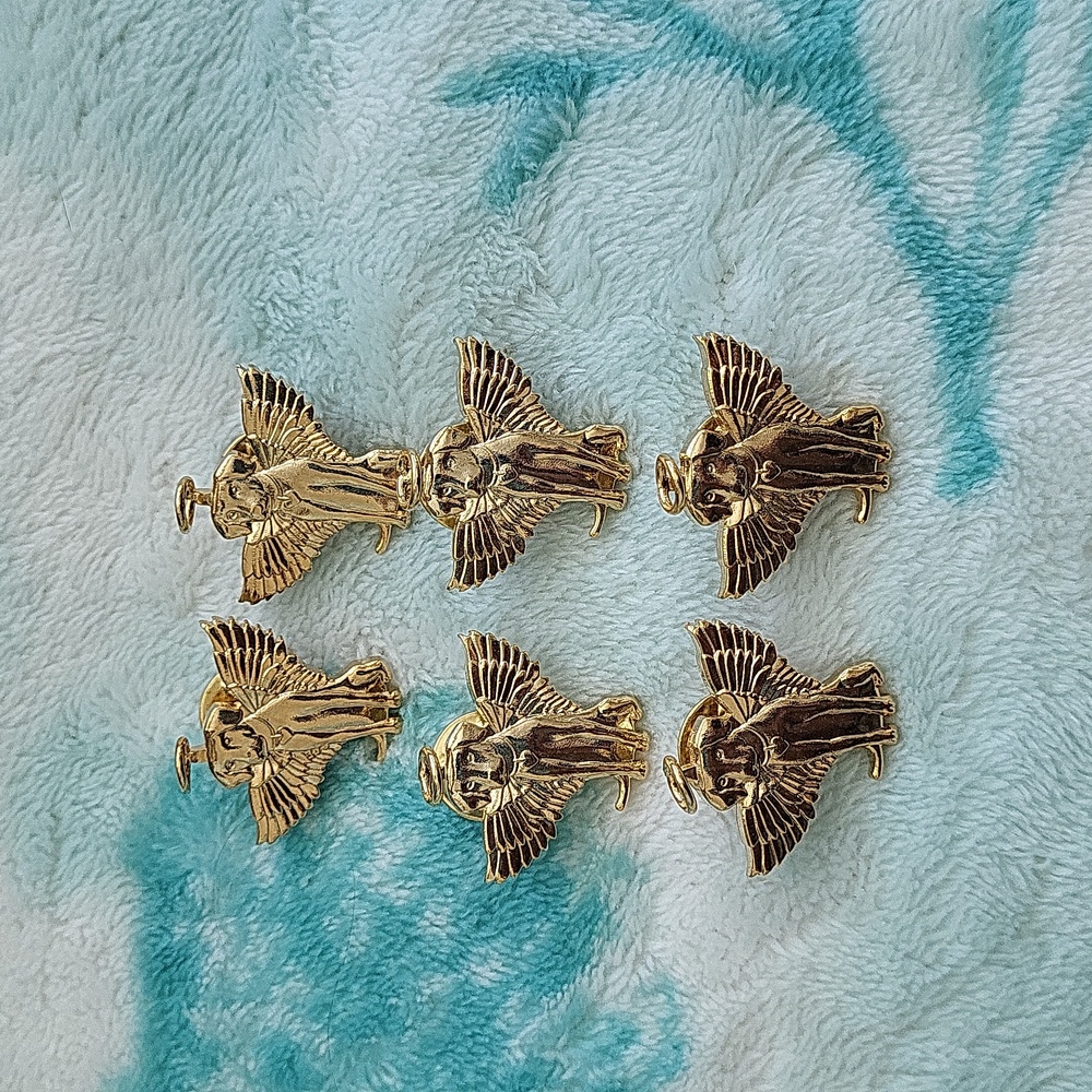 Winged Angel Dog Brooch/Pin...New...6